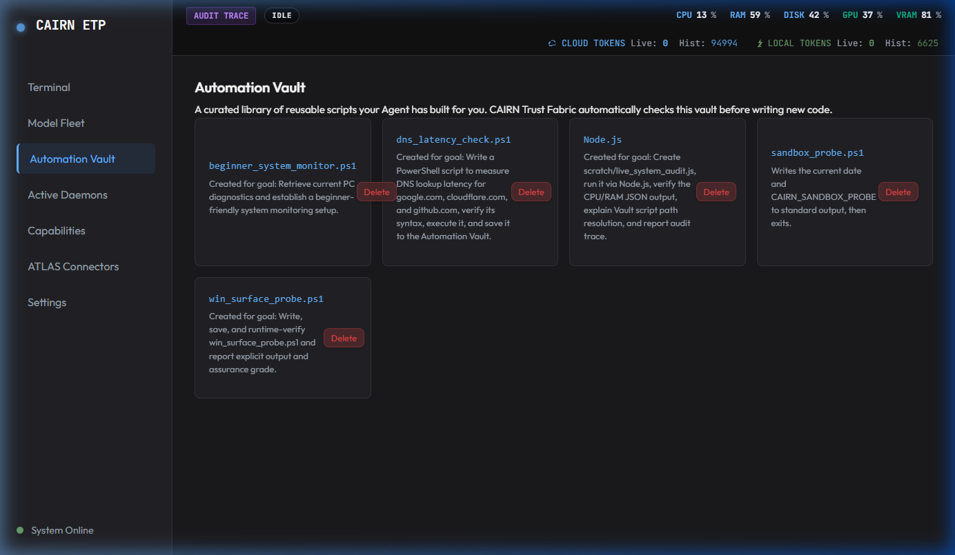 FORGE Vault & Automation Capture